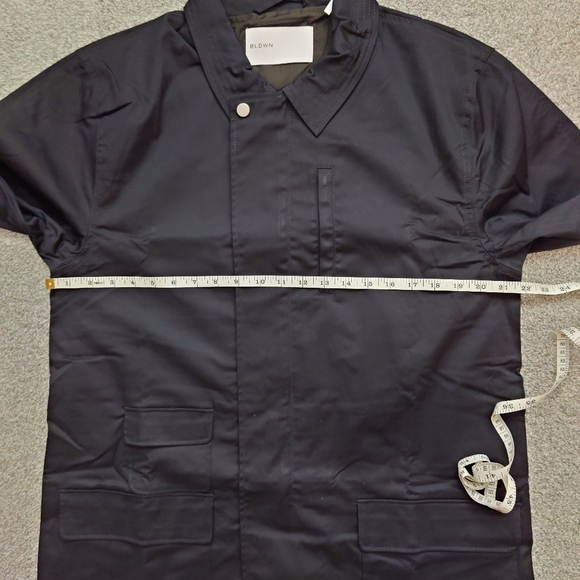 BLDWN Decker Regular Fit Water Repellent Jacket Very Dark Navy - Picture 13 of 14